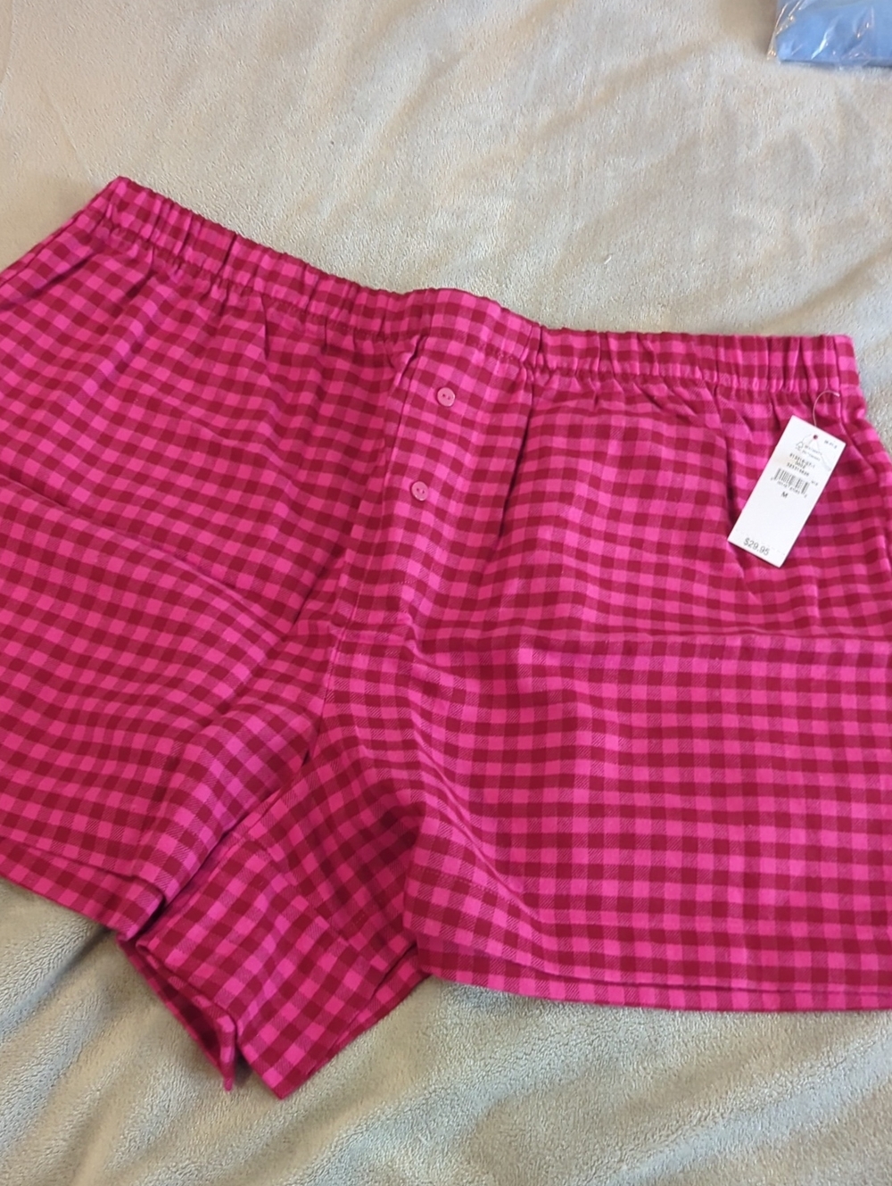 GAP Pink Gingham Boxer Shorts